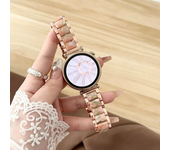18 20 22mm Resin Metal Strap for Huawei GT 5 gt4 41mm 46mm Women Stainless Steel Band for Samsung Galaxy Watch 7 6 5 4 fe Correa