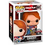 Figura Pop Childs Play 2 Chucky Exclusive-Figura de Vinilo Coleccionable - Idea de Regalo- Mercancia Oficial - Juguetes para Niños y Adultos - Movies Fans - Muñeco para Coleccionistas y Exposición