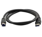 Kramer Electronics 3ft, USB3.0-A - USB3.0-B cable USB 0,9 m 3.2 Gen 1 (3.1 Gen 1) USB A USB B Negro