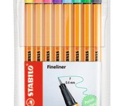 STABILO ROTULADOR STABILO POINT 88 ESTUCHE 8 UNID COLORES PASTEL ROTULADORES