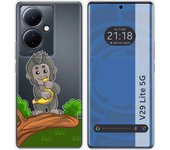 Funda Silicona Transparente para Vivo V29 Lite 5G diseño Mono Dibujos