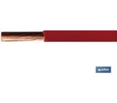 Rollo Cable Eléctrico Cofan 100m H07V-K Color Rojo