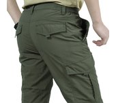 Men's Tactical Cargo Pants Casual Trousers Waterproof Multi-Pockets Outdoor Workwear Wear-resistant Camping Hiking Training Pant