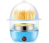 Rapid Electric Egg Cooker for Hard Boiled, Poached, Scrambled Eggs, Omelets, Steamed Vegetables, Dumplings & More, 14 capacity,