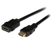 StarTech.com - Cable de 2m Extensor HDMI - Cable HDMI Macho a Hembra - Cable Alargador HDMI 4K - Cable HDMI con Ethernet UHD 4K  HDEXT2M
