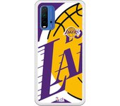 Funda original compatible con Xiaomi Redmi 9T/Pocophone M3 - NBA Los Angeles Lakers