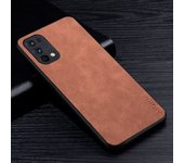 Premium PU Leathe Phone Case for Realme 7 6 6S 5 5S Pro Q Scratch-Resistant Solid Color Protective Cover