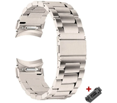 No Gaps Quick Fit Stainless Steel Strap For Samsung Galaxy Watch 6 Classic 43 47mm For Galaxy 6 5 4 44 40mm 5 Pro 45mm Bracelet