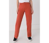 CIMARRON - Pantalon Chino Olivia-Nectar  - Caja Alta - Straight Wide Leg - Tallaje en Pulgadas- Tallaje en Pulgadas