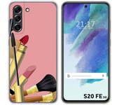 Funda Silicona para Samsung Galaxy S21 FE 5G diseño Brochas Dibujos