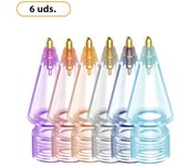 Clear Replacement Tips For Apple Pencil 12 Gen Tips Pen Tips For Apple Pencil 1st 2nd Generation for iPad Transparent Stylus Nib