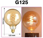 2PCS/Lot Retro Edison LED Light Bulb E14 E27 Vintage LED Bulb 220V 4W C35 A60 T45 ST64 G80 G95 G125 Led Lighting Edison Lamp