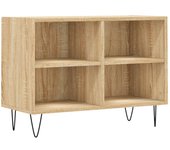 vidaXL Mueble de TV madera de ingeniería 69,5x30x50 cm, Mueble de Salon, Mueble TV, Mueble TV salon, Mesa de TV, Mueble tele