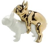FIGURA DECORATIVA LOVE DOG, ORO 17.2x19.5x10.8cm