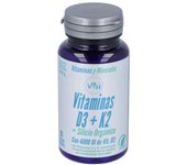 Vitamina D3 + K2 + Silicio Organico 90 Caps