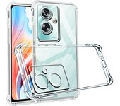 Shockproof Phone Case for Oppo A79 A98 5G A78 A58 A38 A18 4G A53 A53s A52 A72 A17 Transparent Clear Silicone Soft TPU Back Cover