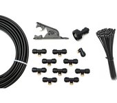 Sistema de Nebulización doméstico con Programador. Para refrescar el patio o jardín. con 10 Toberas o puntos de enfriamiento. Si tu jardín es un "infierno" este producto es tu solución.