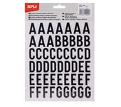 APLI - 04425 símbolo autoadhesivo 209 pieza(s) Negro Carta 04425