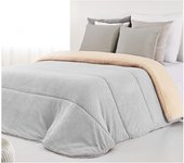 Acomoda Textil – Edredón Nórdico de Sedalina con Borreguito. Edredón Sherpa Estampado para Cama de 90 y 105, Manta Cama Matrimonio y Sofá de Invierno, Cálida y Suave.