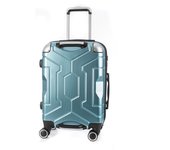 DAM Maleta de cabina Trolley extensible en material ligero de ABS+PC de alta resistencia con esquinas reforzadas. Cerradura numérica TSA, 4 ruedas dobles extraíbles y giratorias 360°.  37x24x56Cm