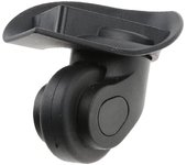 2 Pieces A20 Suitcase Luggage Mute Wheels Replacement Casters For Trolley Black - Easy Installation
