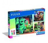 PUZZLE DISNEY PIXAR 3 X 48 PIEZAS.