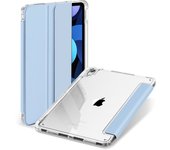 ZOYU for iPad Air 4/5th Gen Crystal Clear Back Case 2022, For iPad 10 10.9 Pro 11 12.9 inch 10.2 mini 6 with Pencil Holder Cover