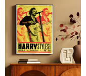 Famous Pop Singer H-Harris_Styles  Anime Posters Sticky Whitepaper Prints Posters Artwork Kawaii Room Decor