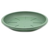 CABLEPELADO Plato Maceta 40 cm - Plato plastico 40 cm macetas 31 cm de Base - PP Alta Resistencia - Compatible con macetas de máximo 31 cm de Base - Verde