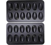 Molde para magdalenas antiadherente con construcción de Maple carbon, horneada uniforme y bandejas para Galletas