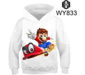 Super Mario Game 3D Printing Boys Hoodies Autumn Hooded Sweatshirt For Boys Kids Clothes Long Sleeve Pullover Tops Kids Coats