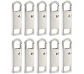 5/10PCS Metal Zipper Slider Puller Detachable Instant Repair Kit DIY Sewing Replacement Clothing Luggage Purses Universal Zipper