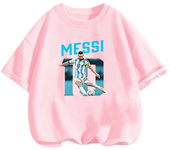 Narutoes Tshirt Boys Girls Clothing Summer Marios Short-sleeved Casual Sonic T-shirt Children's Sports Tops Messi Kids Clothes