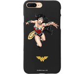 Funda original compatible con Iphone 7 Plus - 8 Plus Negro con un diseño de JL Wonder Woman Vuelo