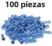 50/100pcs Bicycle Cable End Caps Aluminum Alloy Bike Brake Shifter Cable Tips Wire End Cap Multiple Colors Bike Line Core Caps