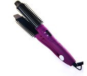 2-in-1 Hair Straightener Curling Iron Ionic Ceramic Hot Brush Styler Hair Straightening Tools Styling Salon Straightener