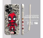Cartoon Marvel Spiderman Groot Case for Apple iPhone 13 Pro 15 Plus XS Max 12 Mini 14ProMax 11 XR SE 8 7 Square Liquid Cover