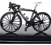 Mini 1:10 Alloy Bicycle Model Alloy Finger Mountain Bike Magic Racing Simulation Adult Collection Bend Road Toys Gift for Kids