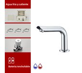 ELLEN  Sensor Basin Faucet Chrome Deck Mounted Automatic Inflated Water Mixer Tap Tall Sink Faucets ELS8870