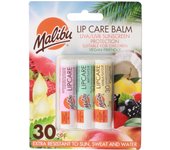 Malibu Bálsamo Labial Protector Solar SPF30  (3 x 5g)