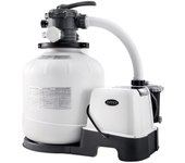 Sistema combinado INTEX depuradora arena y clorador salino eco 7 g/h - 32000 l, Sistema combinado depuradora arena y clorador salino ECO 11 g - 56.800 l INTEX - Clorador salino Intex, Combo Intex