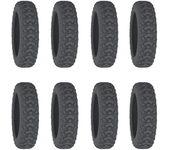 8pcs Travel Luggage Caster Shoes Silicone Suitcase Wheels Protection Cover Reduce Noise Trolley Box Casters Cover