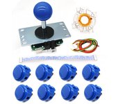Jp Original Sanwa 8YT Joystick Obsf 30 Push Button Octagonal Restrictor Zero Delay Neo Geo Coin Pusher Arcade Game Machine Diy