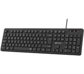 SUBBLIM - Teclado Ergonómico Business Slim Silencioso con cable USB SUBKBC-0SSK50