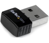 Mini Adaptador de Red Inalámbrico USB 2.0 a Wireless N de 300 Mbps - Wifi Externo 802.11n 2T2R