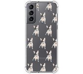 Funda Silicona Antigolpes para Samsung Galaxy S21 5G diseño Perros 12 Dibujos