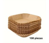 50/100pcs Square Silicone Oil Paper Mini Air Fryer Liner Suitable for Most Air Fryers Non Stick Air Fryer