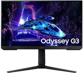Monitor gaming samsung odyssey g3 s24dg300eu/ 27"/ full hd/ 1ms/ 180hz/ va/ regulable en altura/ negro