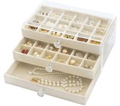 Caja de almacenamiento de joyas para pendientes