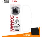 SOMAN Universal Visor Film Anti Fog Motorcycle Helmet for AGV SHOEI HJC X14 K5 K3SV K1 Moto Helmet Accessories Antifog Lens Film